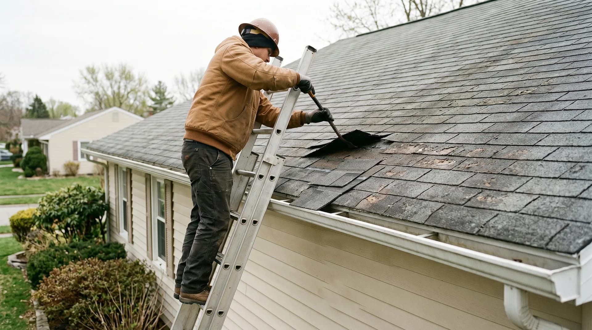 Roof Repair work by Titan Roofing